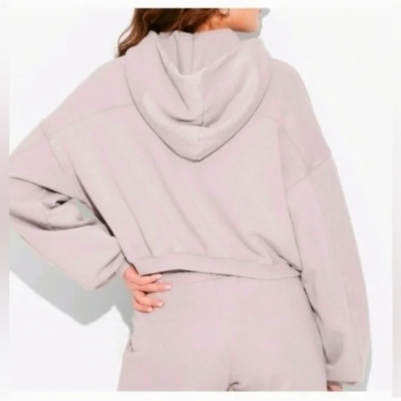 Wild Fable Women's Quarter Zip Hoodie Sweatshirt Oversized - Picture 3 of 6